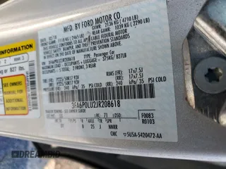 2018 Ford Fusion Hybrid SE with VIN 3FA6P0LU2JR208618, listed as a Copart auction lot 68484932 with 55,831 mi miles. Bid and sale history available at carsss.com. Image 14.