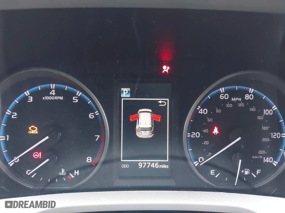 2017 Toyota RAV4 LE with VIN 2T3BFREV2HW606150, listed as a IAAI auction lot 41920249 with 97,746 mi miles. Bid and sale history available at carsss.com. Image 7.