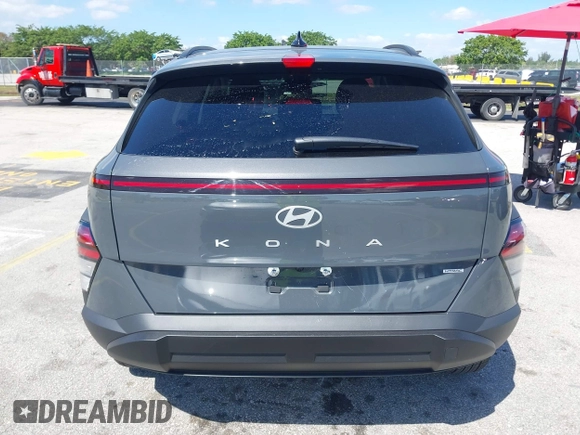 2025 Hyundai Kona SEL with VIN KM8HBCAB6SU232611, listed as a IAAI auction lot 42016054 with 6,383 mi miles. Bid and sale history available at carsss.com. Image 16.