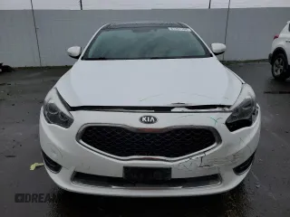 2014 Kia Cadenza Premium with VIN KNALN4D75E5156300, listed as a Copart auction lot 87351784 with 122,570 mi miles and Salvage Title. Bid and sale history available at carsss.com. Image 5.