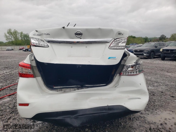 2014 Nissan Sentra S with VIN 3N1AB7AP7EL632798, listed as a Copart auction lot 52158045 with 162,096 mi miles and Salvage Title. Bid and sale history available at carsss.com. Image 6.