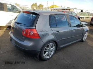 2007 Volkswagen Rabbit with VIN WVWDR91K27W087113, listed as a Copart auction lot 77580554 with 124,281 mi miles and Salvage Title. Bid and sale history available at carsss.com. Image 3.