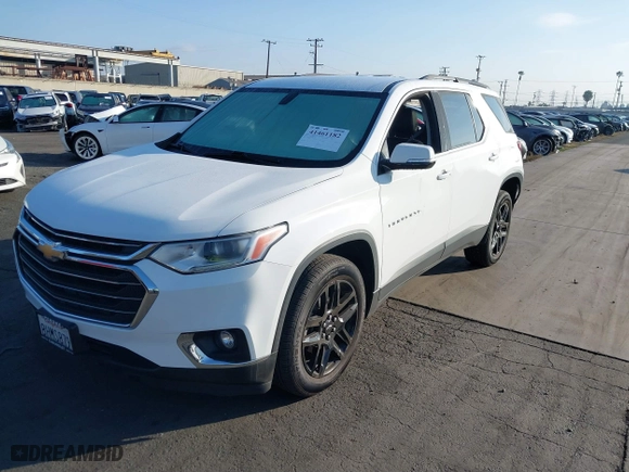 2019 Chevrolet Traverse LT Leather with VIN 1GNERHKW9KJ202609, listed as a IAAI auction lot 41461182 with 62,436 mi miles. Bid and sale history available at carsss.com. Image 2.