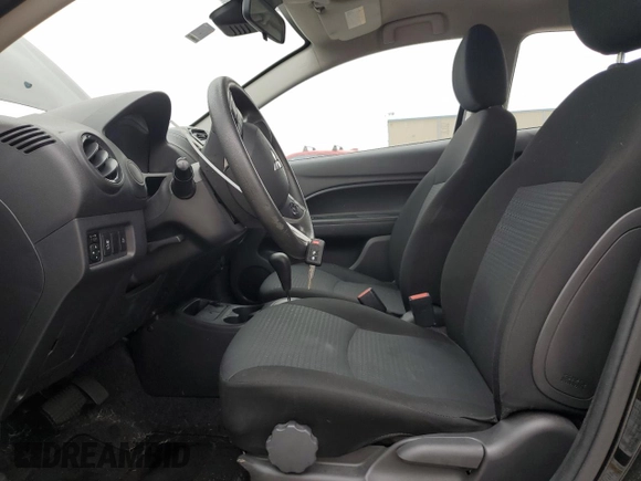 2022 Mitsubishi Mirage ES with VIN ML32FUFJ2NHF06863, listed as a Copart auction lot 55861615 with 29,514 mi miles and Salvage title. Bid and sale history available at DreamBid. Image 7.