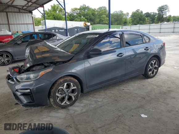 2019 Kia Forte LXS with VIN 3KPF24AD1KE020166, listed as a Copart auction lot 61613545 with 91,470 mi miles and Salvage title. Bid and sale history available at DreamBid. Image 1.