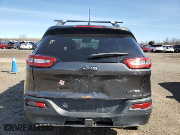 2016 Jeep Cherokee Limited with VIN 1C4PJLDS7GW332324, listed as a Copart auction lot 46385754 with 202,624 mi miles and Clean Title. Bid and sale history available at carsss.com. Image 6.