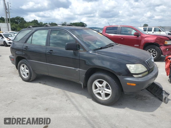 2001 Lexus RX 300 with VIN JTJGF10U810091085, listed as a Copart auction lot 64291204 with 182,357 mi miles and Clean Title. Bid and sale history available at DreamBid. Image 4.