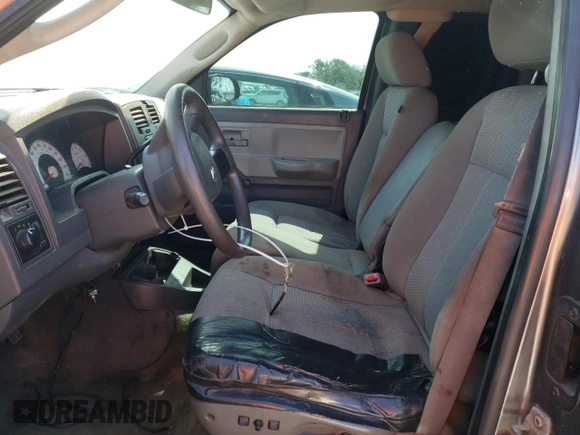 2007 Dodge Dakota ST with VIN 1D7HE22K67S117844, listed as a Copart auction lot 54493505 with 160,180 mi miles and Clean Title. Bid and sale history available at DreamBid. Image 7.