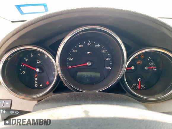 2008 Cadillac CTS RWD with VIN 1G6DF577180156692, listed as a Copart auction lot 57950645 with 221,679 mi miles and Salvage title. Bid and sale history available at DreamBid. Image 9.