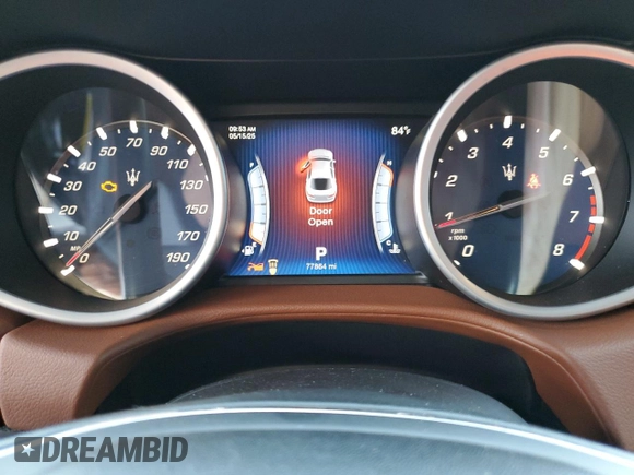2016 Maserati Ghibli S with VIN ZAM57RSA9G1168795, listed as a Copart auction lot 56145895 with 77,864 mi miles and Salvage title. Bid and sale history available at DreamBid. Image 9.
