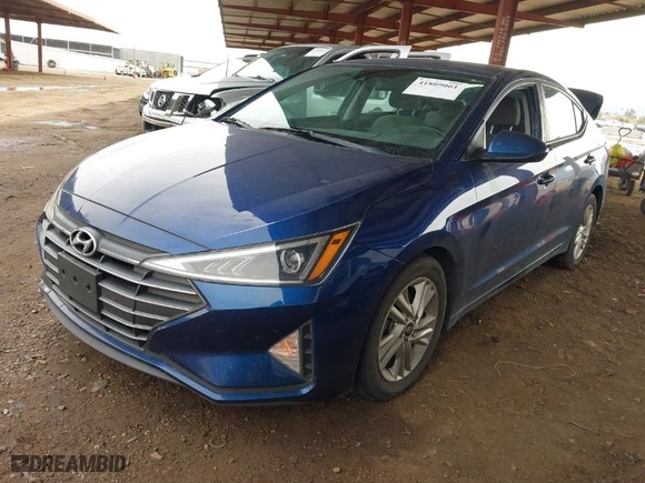 2020 Hyundai Elantra Value Edition with VIN 5NPD84LF5LH561643, listed as a IAAI auction lot 41809061 with 88,270 mi miles. Bid and sale history available at carsss.com. Image 2.