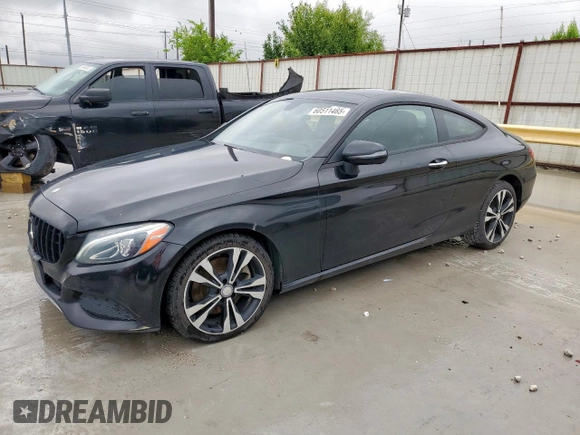 2017 Mercedes-Benz C 300 with VIN WDDWJ4KBXHF406136, listed as a Copart auction lot 60511465 with 109,208 mi miles and Clean title. Bid and sale history available at DreamBid. Image 1.