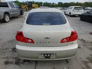 2006 Infiniti G35 with VIN JNKCV51E46M506744, listed as a Copart auction lot 52410785 with 223,255 mi miles and Salvage Title. Bid and sale history available at DreamBid. Image 6.