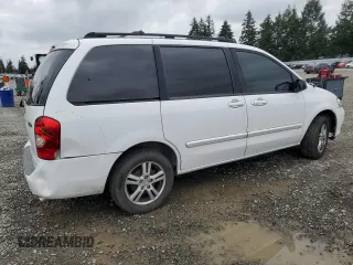 2003 Mazda MPV LX z VIN JM3LW28J530357562, wystawiony jako Copart lot #47874995 z przebiegiem 170 048 mil mil oraz Szkoda całkowita • Salvage title. Historia ofert i sprzedaży dostępna na DreamBid. Obrazek 3.