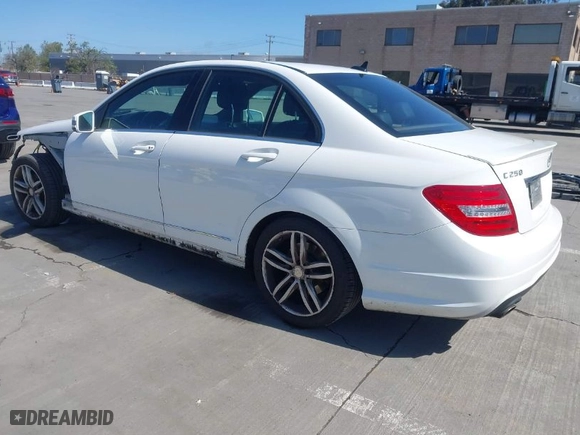 2014 Mercedes-Benz C-Class C 250 Sport with VIN WDDGF4HB8EA930990, listed as a IAAI auction lot 41931264 with 129,234 mi miles. Bid and sale history available at carsss.com. Image 3.