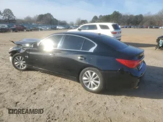 2016 Infiniti Q50 2.0t Premium with VIN JN1CV7AR7GM252287, listed as a Copart auction lot 89205755 with 208,368 mi miles and Salvage Title. Bid and sale history available at carsss.com. Image 2.