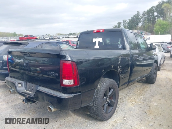 2014 Ram 1500 Express with VIN 1C6RR7FT7ES136636, listed as a IAAI auction lot 41954710 with 135,092 mi miles. Bid and sale history available at carsss.com. Image 4.