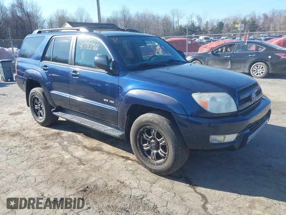 2004 Toyota 4Runner SR5 with VIN JTEBU14R648011213, listed as a IAAI auction lot 41783966 with 176,855 mi miles and . Bid and sale history available at DreamBid. Image 1.