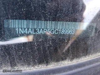 2016 Nissan Altima 2.5 SV with VIN 1N4AL3AP5GC189963, listed as a Copart auction lot 49343545 with 118,583 mi miles and Salvage Title. Bid and sale history available at carsss.com. Image 12.