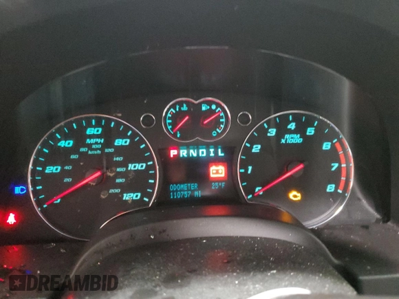 2007 Chevrolet Equinox LS with VIN 2CNDL23F576064570, listed as a Copart auction lot 72249434 with 110,757 mi miles and Salvage Title. Bid and sale history available at carsss.com. Image 9.