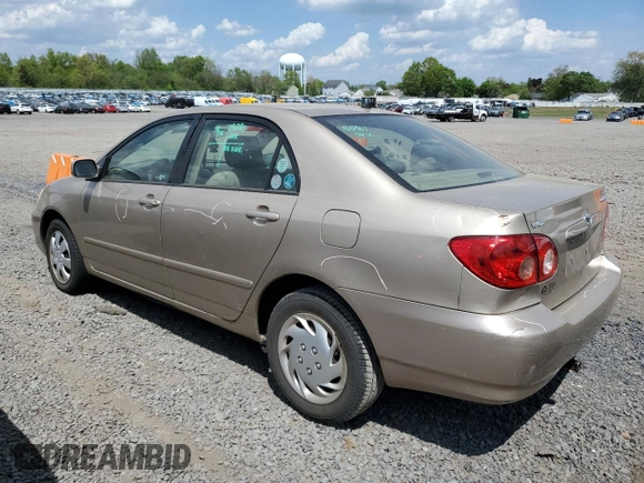 2005 Toyota Corolla CE with VIN 2T1BR30E75C477744, listed as a Copart auction lot 55444585 with Not provided miles and Salvage title. Bid and sale history available at DreamBid. Image 2.
