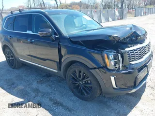 2020 Kia Telluride SX z VIN 5XYP5DHC2LG022148, wystawiony jako IAAI lot #42005426 z przebiegiem 82 828 mil mil oraz . Historia ofert i sprzedaży dostępna na DreamBid. Obrazek 1.