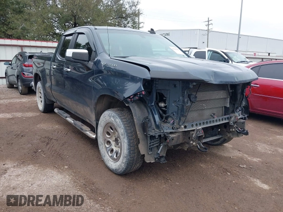 2020 Chevrolet Silverado 1500 LT with VIN 1GCRYDED3LZ169836, listed as a IAAI auction lot 41381881 with 98,804 mi miles. Bid and sale history available at carsss.com. Image 1.