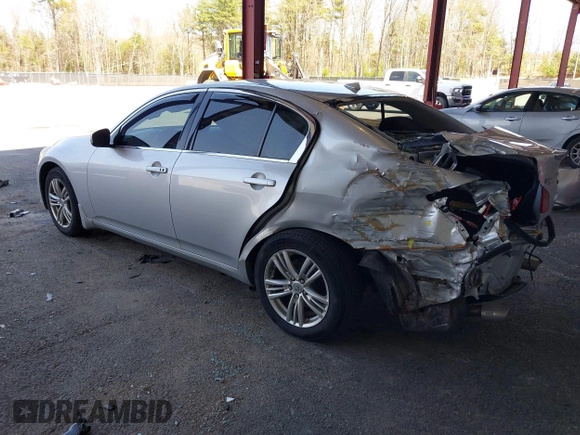 2013 Infiniti G37 x with VIN JN1CV6AR8DM764663, listed as a IAAI auction lot 42084775 with 143,396 mi miles and . Bid and sale history available at carsss.com. Image 3.