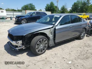 2018 BMW 5 Series 540i xDrive z VIN WBAJE7C51JWD49897, wystawiony jako Copart lot #56014415 z przebiegiem 50 515 mil mil oraz Szkoda całkowita • Salvage title. Historia ofert i sprzedaży dostępna na DreamBid. Obrazek 1.