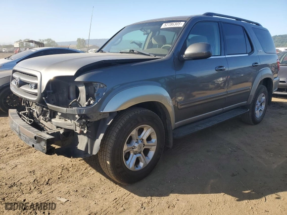 2004 Toyota Sequoia SR5 with VIN 5TDZT34A94S237866, listed as a Copart auction lot 52786305 with 184,678 mi miles and Salvage Title. Bid and sale history available at carsss.com. Image 1.
