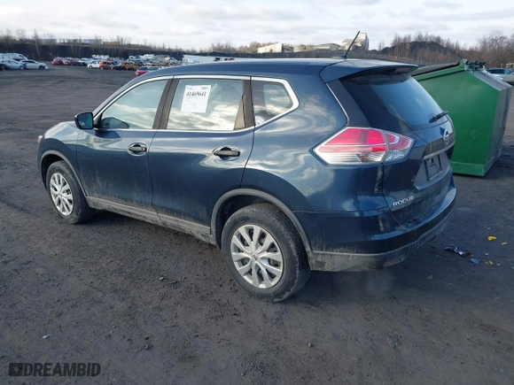 2016 Nissan Rogue S with VIN KNMAT2MV4GP690124, listed as a IAAI auction lot 41469641 with 94,629 mi miles. Bid and sale history available at carsss.com. Image 3.