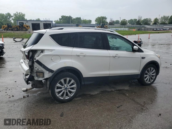 2018 Ford Escape Titanium z VIN 1FMCU9J94JUB49827, wystawiony jako Copart lot #55697385 z przebiegiem 98 682 mil mil oraz Szkoda całkowita • Salvage title. Historia ofert i sprzedaży dostępna na DreamBid. Obrazek 3.