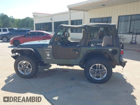 2002 Jeep Wrangler Sport with VIN 1J4FA49S52P760173, listed as a IAAI auction lot 42468550 with 201,682 mi miles and . Bid and sale history available at DreamBid. Image 14.