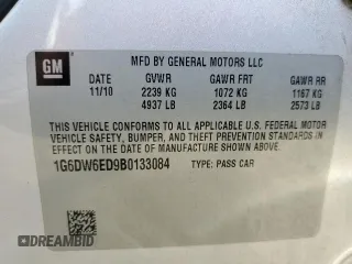 2011 Cadillac STS RWD z VIN 1G6DW6ED9B0133084, wystawiony jako Copart lot #80912574 z przebiegiem 138 720 mil mil oraz Czysty tytuł • Clean title. Historia ofert i sprzedaży dostępna na DreamBid. Obrazek 12.