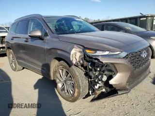 2020 Hyundai Santa Fe Limited with VIN 5NMS5CAD7LH203842, listed as a Copart auction lot 47041005 with 50,692 mi miles and Salvage Title. Bid and sale history available at carsss.com. Image 4.