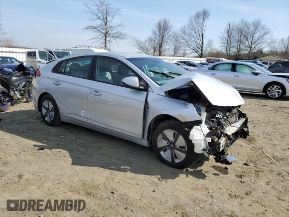 2017 Hyundai Ioniq Blue z VIN KMHC65LCXHU048264, wystawiony jako Copart lot #55485165 z przebiegiem Nie podano mil oraz Szkoda całkowita • Salvage title. Historia ofert i sprzedaży dostępna na DreamBid. Obrazek 4.