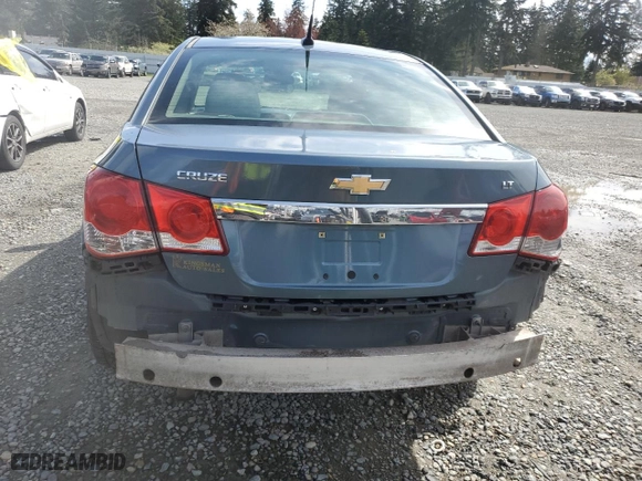 2012 Chevrolet Cruze LT w/1LT with VIN 1G1PF5SC2C7344984, listed as a Copart auction lot 52523485 with 123,627 mi miles and Salvage Title. Bid and sale history available at carsss.com. Image 6.