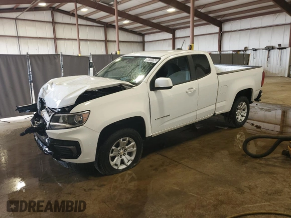 2022 Chevrolet Colorado 2WD LT z VIN 1GCHSCEA0N1127770, wystawiony jako Copart lot #59791265 z przebiegiem 79 393 mil mil oraz Czysty tytuł • Clean title. Historia ofert i sprzedaży dostępna na DreamBid. Obrazek 1.