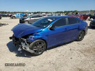 2021 Kia Forte GT-Line with VIN 3KPF34AD7ME320486, listed as a Copart auction lot 48634275 with 57,056 mi miles and Salvage Title. Bid and sale history available at carsss.com. Image 1.