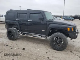 2008 Hummer H3 with VIN 5GTEN33E688229496, listed as a Copart auction lot 84799824 with 187,881 mi miles and Clean Title. Bid and sale history available at DreamBid. Image 4.