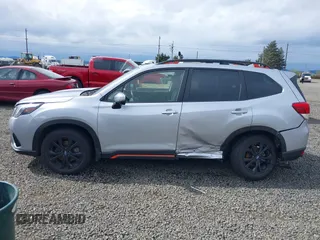 2023 Subaru Forester Sport with VIN JF2SKAJC0PH519600, listed as a IAAI auction lot 41880854 with 27,996 mi miles. Bid and sale history available at carsss.com. Image 14.