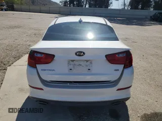 2015 Kia Optima LX with VIN KNAGM4A7XF5563118, listed as a Copart auction lot 50168315 with 111,042 mi miles and Salvage Title. Bid and sale history available at carsss.com. Image 6.