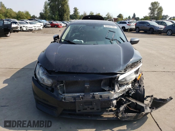 2016 Honda Civic Sedan EX with VIN 2HGFC2F73GH521819, listed as a Copart auction lot 65347194 with 0 mi miles and Salvage Title. Bid and sale history available at carsss.com. Image 5.