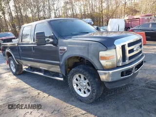 2008 Ford Super Duty F-250 SRW XL with VIN 1FTSW21R48ED40346, listed as a IAAI auction lot 41393513 with 270,443 mi miles. Bid and sale history available at carsss.com. Image 1.