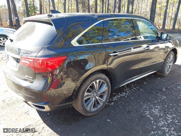 2017 Acura MDX w/Technology Pkg with VIN 5FRYD4H51HB006562, listed as a IAAI auction lot 41656371 with 64,142 mi miles. Bid and sale history available at carsss.com. Image 4.