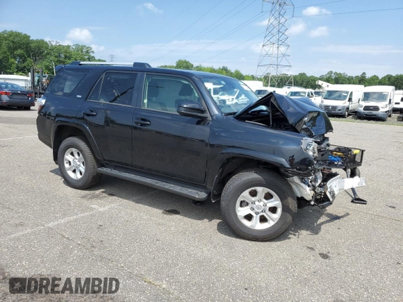2024 Toyota 4Runner SR5 with VIN JTEMU5JR1R6283546, listed as a Copart auction lot 62879195 with Not provided miles and Non repairable. Bid and sale history available at DreamBid. Image 4.