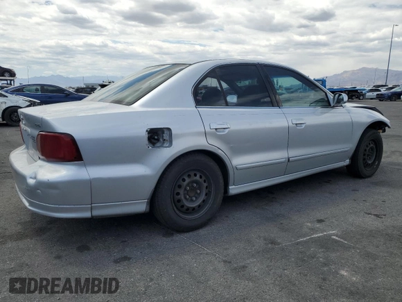 2003 Mitsubishi Galant ES z VIN 4A3AA46G23E104166, wystawiony jako Copart lot #55272055 z przebiegiem 160 653 mil mil oraz Szkoda całkowita • Salvage title. Historia ofert i sprzedaży dostępna na DreamBid. Obrazek 3.