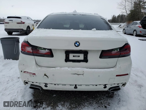 2022 BMW 5 Series 530i xDrive with VIN WBA13BJ04NCK71538, listed as a Copart auction lot 41398115 with 98,359 mi miles and Clean Title. Bid and sale history available at carsss.com. Image 6.