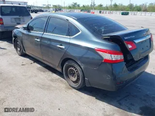 2013 Nissan Sentra SV with VIN 1N4AB7AP8DN906883, listed as a IAAI auction lot 41874478 with 153,782 mi miles. Bid and sale history available at carsss.com. Image 3.