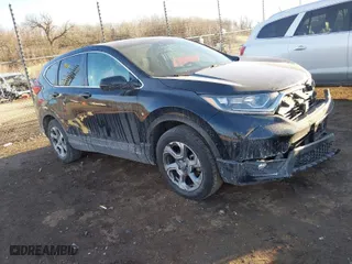 2019 Honda CR-V EX with VIN 5J6RW2H55KL033427, listed as a IAAI auction lot 41446877 with 35,510 mi miles. Bid and sale history available at carsss.com. Image 1.